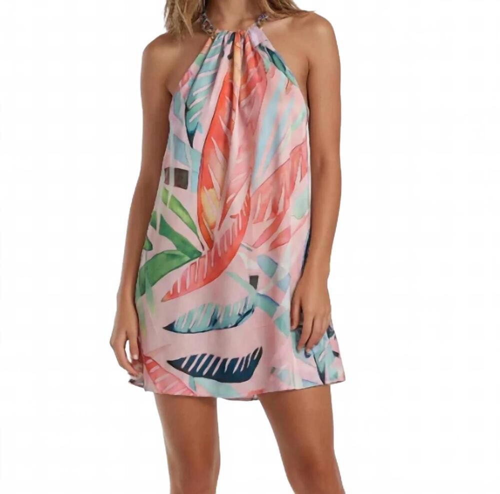 NEW SINCERELY OURS elsa sorbet mini dress in pink